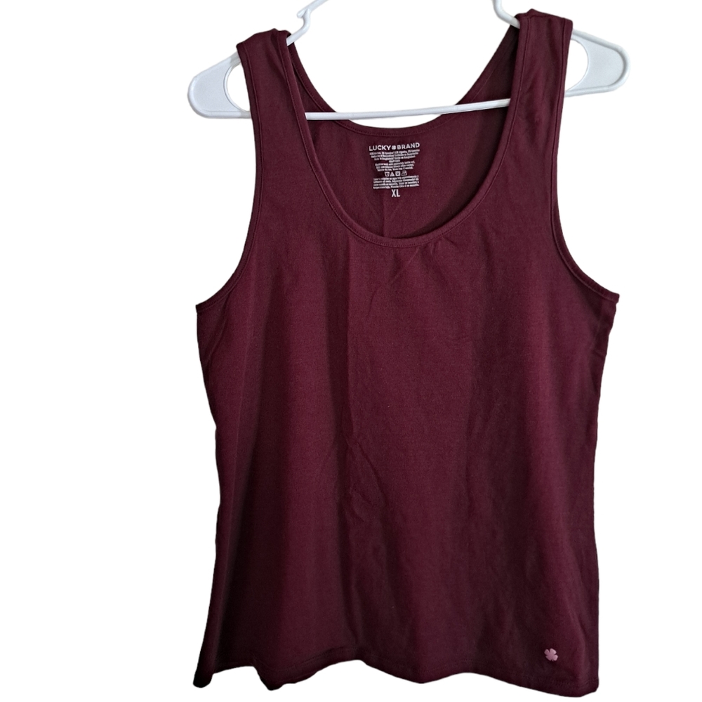 Lucky Brand red tank top, XL